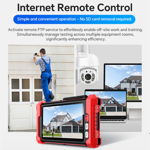 NOYAFA NF-IPC728HSO 8 Testeur CCTV tout-en-un 4K avec ports PoE Gigabit doubles, entrée/sortie HDMI, découverte automatique ONVIF, traqueur de câbles TDR - Product Image 5