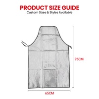 Tablier de soudage résistant à la protection ignifuge pour couper le meulage et la soudure