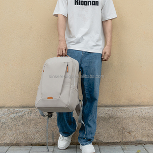 Waterproof Durable Leisure Multifunction Business Backpack Soft Travel <b>Bag</b> Polyester Lining Zipper Closure Fashionable Unisex - Product Image 6