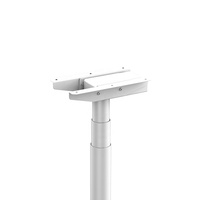 Bureau électrique réglable en hauteur à pied unique en forme de X JIECANG JC35TO-C13S