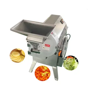 Commercial stainless steel fruit vegetable slicer dicer HJ-SPJX003 potato chips making machine