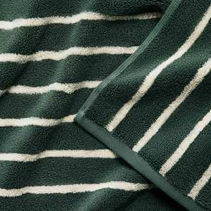 <span class=keywords><strong>Accappatoio</strong></span> di Lusso BODHANA in Cotone 100% <span class=keywords><strong>Verde</strong></span> a Righe e Quadretti, Altamente Assorbente e di Alta Qualità - Product Image 2