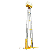 Nacelles élévatrices télescopiques mobiles à mât vertical Wanlift, norme européenne, 11,2 m, à entraînement hydraulique, avec nacelle à flèche, les plus vendues