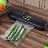 Scellant de conservation des aliments sous vide avec affichage à cristaux liquides Machine de scellage automatique pour le stockage des aliments