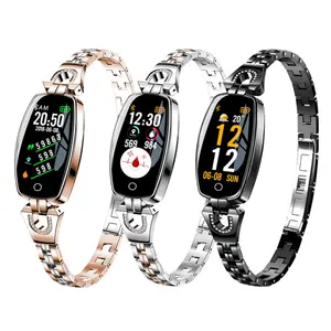Reloj inteligente H8 para mujer, Pulsera moderna con Monitor de sueño y presión arterial, novedad de 2022