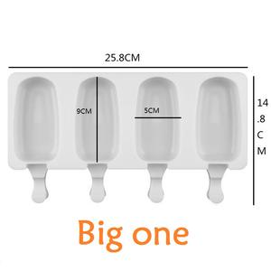 Loch Silikon umwelt freundliche Eiscreme Werkzeug DIY Dessert form Eis am Stiel Stick Eiswürfel schale Eis am Stiel Fass hausgemachte Eis - Product Image 5