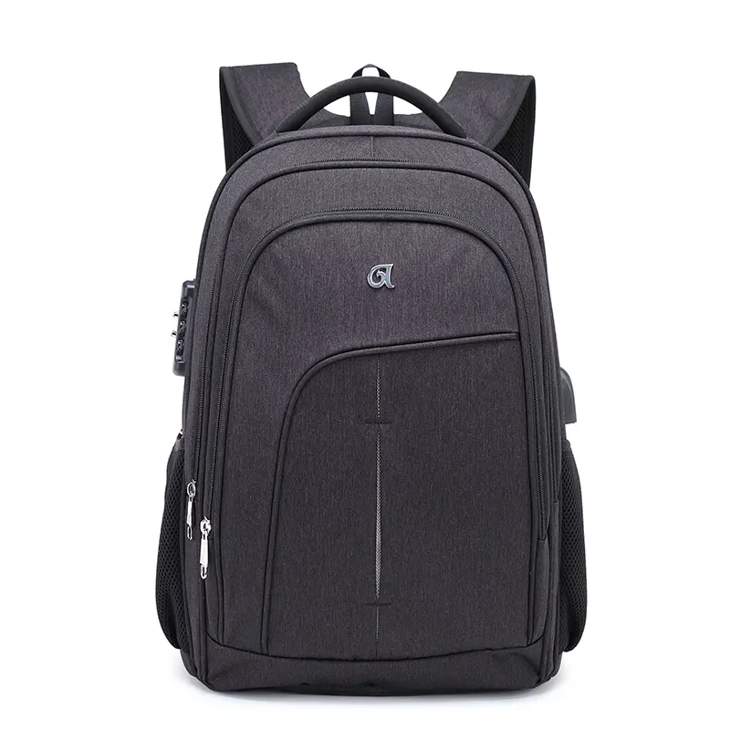 black backpack laptop
