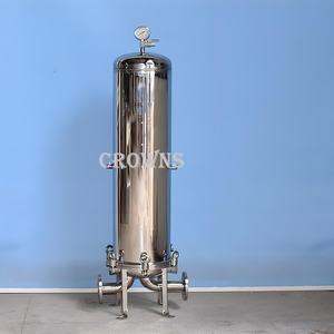 Boîtier <span class=keywords><strong>de</strong></span> filtre micro multi-cartouche en acier inoxydable 304/316 pour rhum, vodka, <span class=keywords><strong>prune</strong></span>, fruits, brandy, vin - Product Image 4