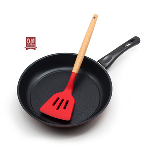 Phụ Kiện Nhà Bếp Nhà Và Nhà Bếp Bộ Đồ Nấu Nướng Bền Cấp Thực Phẩm Nhà Bếp <span class=keywords><strong>Silicone</strong></span> Rãnh Turner Với Beech Xử Lý - Product Image 3