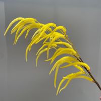 Plantes artificielles à longues tiges très vendues pour mariage, amarante décorative en plastique pour arrangements floraux de mariage, de fête et de maison