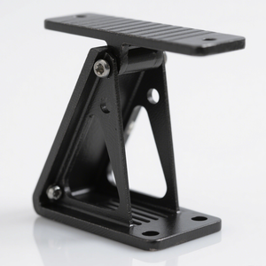 OEM ODM Customize High Quality Powder Coated Black Wall <b>Mount</b> Soundbar Mounting <b>Bracket</b> Machining Service - Product Image 2