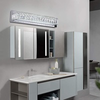 Lampe en cristal de design luxueux pour la décoration intérieure, salon, chevet, salle à manger, couloir, escalier, appliques murales en cristal LED modernes