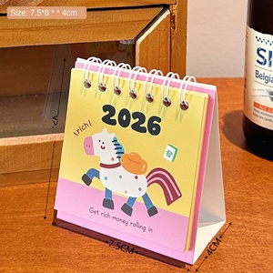 Đồng hồ lịch để bàn điện tử mini LCD Tengyi <span class=keywords><strong>Original</strong></span> 2026, chức năng in kỹ thuật số, dùng làm quà tặng khuyến mãi, dành cho văn phòng/học sinh - Product Image 6