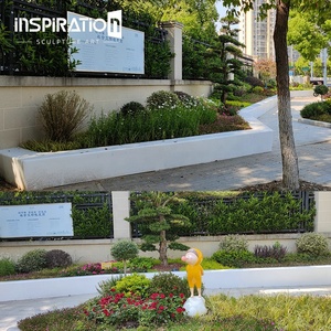 Kiến trúc cảnh quan đô thị gfrc sợi thủy tinh gia cố GRC bê tông đúc sẵn bảng/băng ghế dự bị - Product Image 6