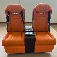 Canapé-lit de luxe pour banquette arrière de van, siège inclinable à 180°, accoudoir tactile, chauffant et ventilé pour Mercedes Vito Sprinter Alphard