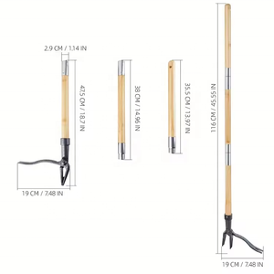 Nouvelle <span class=keywords><strong>pelle</strong></span> à désherber manuelle avec manche en <span class=keywords><strong>bois</strong></span>, <span class=keywords><strong>pour</strong></span> enlever les racines sans s'incliner, <span class=keywords><strong>pince</strong></span> <span class=keywords><strong>pour</strong></span> jardin - Product Image 6