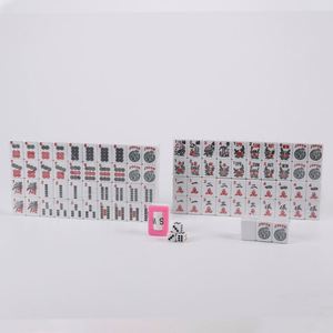 Bulk Premium American <b>Mahjong</b> <b>Set</b> Tiles Luxury Plastic Box Reusable Portable Leisure Game Gift <b>Set</b> Low MOQ Custom Logo Fast - Product Image 2