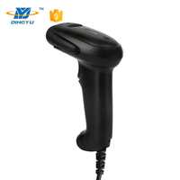 Escáner de Código de Barras Portátil DY SCAN Más Popular para Android OS, Lector de Códigos QR 1D/2D con Cable USB, DS6100C Negro, 25cm/s