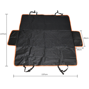 Robuste Anti-Rutsch-Boden Wasserdichte Oxford-Gewebe Sport-Stil Autositzbezug Haustier Rücksitzmatte für Hunde und Katzen - Product Image 4