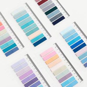 Onglets adhésifs multicolores assortis avec règle, marque-pages adhésifs pour bureau, école, papeterie, documents - Product Image 3