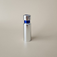 Flacons cosmétiques électroplaqués en PETG de 15 ml, 30 ml, 50 ml avec tête de pompe, sérigraphiés, pour sérum et flacons sous vide pour l'emballage