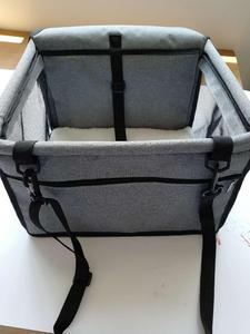 सनन टिकाऊ पालतू कार बूस्टर सीट कुत्ते रक्षक कार सीट के साथ जिपर भंडारण जेब छोटे और मध्यम पालतू जानवरों के लिए उपयुक्त - Product Image 4