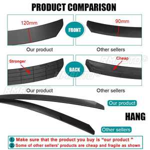 Nuevo Kit de 3 Piezas de Divisor de Parachoques Delantero para SEAT LEON FR 5F MK1 MK3 MK3.5 para Ibiza 6J 6L, Protector de Difusor, Cubierta de Carrocería - Product Image 2