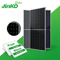Panneaux solaires photovoltaïques bifaciaux à double verre de type N haute efficacité Jinko JKM570 590N 72HL4 BDV 570w 575w 580w 585w 590w