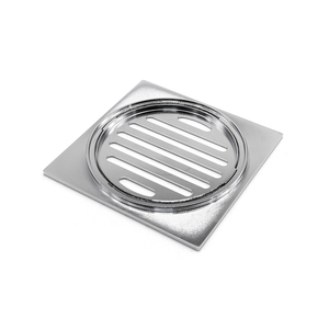 Dễ dàng-to-sạch vuông Brass Chrome tráng thoát nước sàn lọc cho phòng tắm hệ thống ống nước - Product Image 6