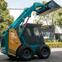 Mini-chargeuse sur pneus SWL2820 0,4 m 0,75 tonne, garantie 1 an, haute efficacité