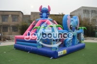 Château gonflable Stitch de haute qualité, châteaux gonflables pour fêtes, châteaux gonflables pour l'extérieur, château gonflable
