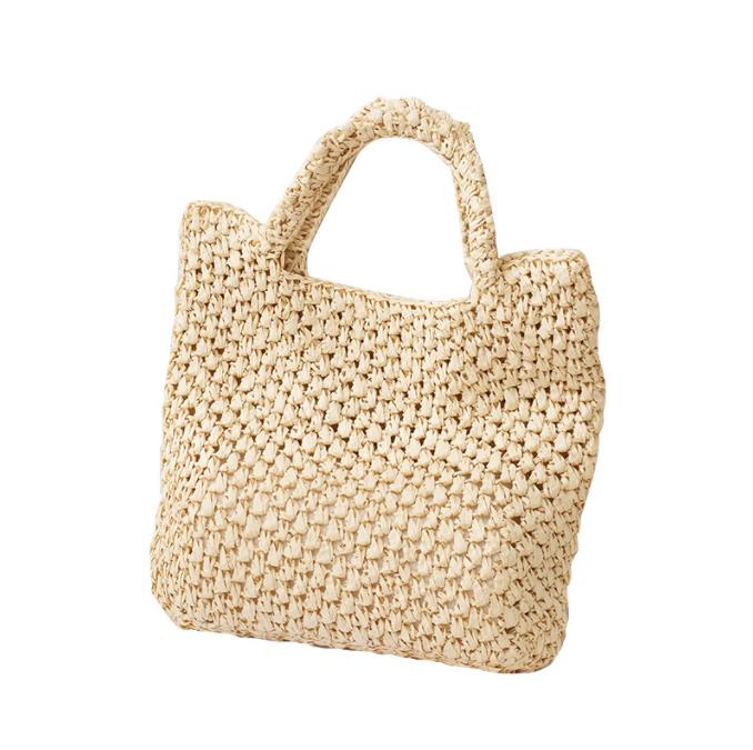 1pc sac à franges de style ethnique de de tricoté épaule simple seau
