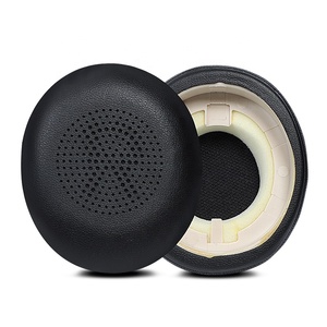 Oreillettes en cuir protéiné Coussinets <span class=keywords><strong>d</strong></span>'<span class=keywords><strong>oreille</strong></span> de remplacement pour casque Evolve2 65/65MS/65UC USB/Evolve2 40/40UC/40MS USB/Elite 45h - Product Image 2