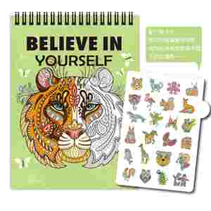 Adult <b>Coloring</b> <b>Books</b> Painting <b>Books</b> Children's <b>Coloring</b> <b>Books</b> Graffiti Art Therapy Relaxation Notebook - Product Image 3