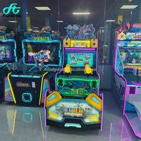 Machine d'arcade de tir à l'eau à deux joueurs, à monnayeur, très populaire, pour centre commercial et aire de jeux pour enfants
