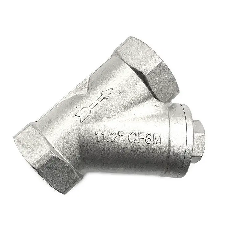 stainless steel SS304 316 1000WOG NPT Thread/ socket weld /butt weld Y Type Spring Check Valve