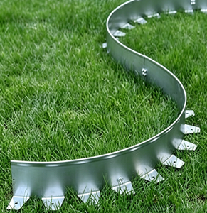 Bordatura per Aiuole Basse in Acciaio Tagliato al Laser, Moderna, Flessibile, Verniciata a Polvere, Ecologica per Giardino, Prato, <span class=keywords><strong>Esterni</strong></span> e Decorazioni Paesaggistiche - Product Image 1