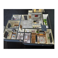 Modèles Modernes et Personnalisables de Plans d'Étage pour Appartement, Hôtel et Villa : Solution de Conception 3D