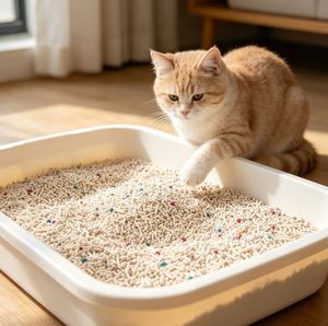 Le fabricant fournit en vrac des litières pour chats naturelles, colorées et mélangées, 70% tofu, 25% bentonite, 5% SAP, à forte absorption et à agglomération forte. - Product Image 5