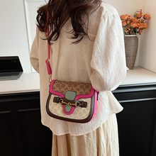 Bolso Bandolera Retro de PU para <span class=keywords><strong>Mujer</strong></span>, con Correa Ancha para el Hombro, Cierre Magnético, Diseño Elegante y Portátil - Product Image 5