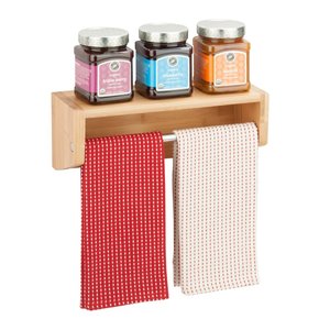 Miel blanca puede hacer montado en la pared estante con cromo <span class=keywords><strong>Bar</strong></span> - Product Image 3