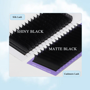Extensiones de Pestañas SP EYELASH 0.05 Negro Mate Oscuro, Extensiones de Pestañas de Cachemira, Suministros para Extensiones de Pestañas, Marca Privada, Bandejas de Pestañas Individuales - Product Image 3