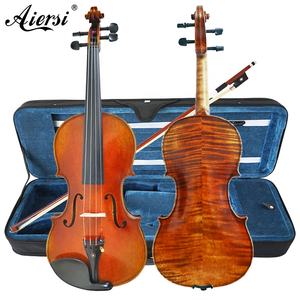 Violon antique professionnel 4/4 avancé, artisanat <span class=keywords><strong>italien</strong></span>, instruments à cordes, fabriqué à la main, brun huile, avec étui, colophane et archet - Product Image 5