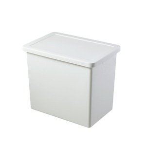 <b>Plastic</b> Storage <b>Bins</b> With Lid Rectangle Stackable Organizer For Bathroom <b>Kitchen</b> Toys Storage Box White - Product Image 5