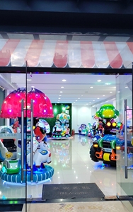 Manège interactif tactile d'intérieur à 3 places pour enfants, mini-carrousel à balançoires en fibre de verre, modèle amovible M <span class=keywords><strong>SKY</strong></span> KA-660 - Product Image 6