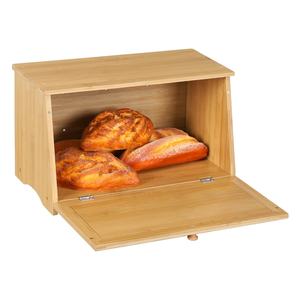 Contenedor de Pan de Bambú de Gran Capacidad, Caja de Pan, Contenedor de Almacenamiento de Alimentos, Contenedor Clásico para Guardar Pan en la Encimera de la Cocina - Product Image 3