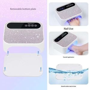 Lampe UV professionnelle sans fil rechargeable pour séchage rapide du gel, avec équipement d'amélioration des ongles en diamant, vente en gros - Product Image 4