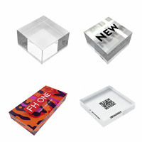 Scanner sans fil Cube Gr Payment Wifi Qr Code Manifold Kids Frame Blocs acryliques vierges personnalisés pour impression UV