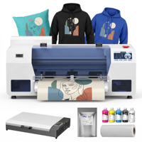 Peralatan Cetak DTF 100m Roll Layar Sentuh Kompak Pengaduk Tinta Putih Otomatis untuk Studio Fashion DIY Logo Hoodie