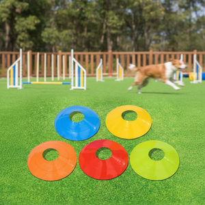 अनुकूलित लोगो कई कार्य करते हैं भौतिक उच्च-मान्यता बहु-रंग 7.5in /19 सेमी चपलता शंकु फुटबॉल के लिए - Product Image 6